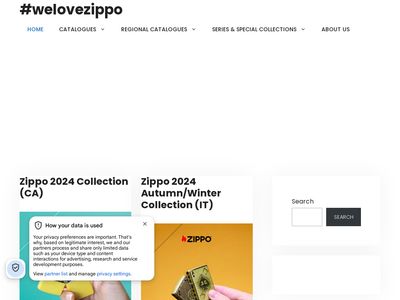 No screenshot of welovezippo.com yet.